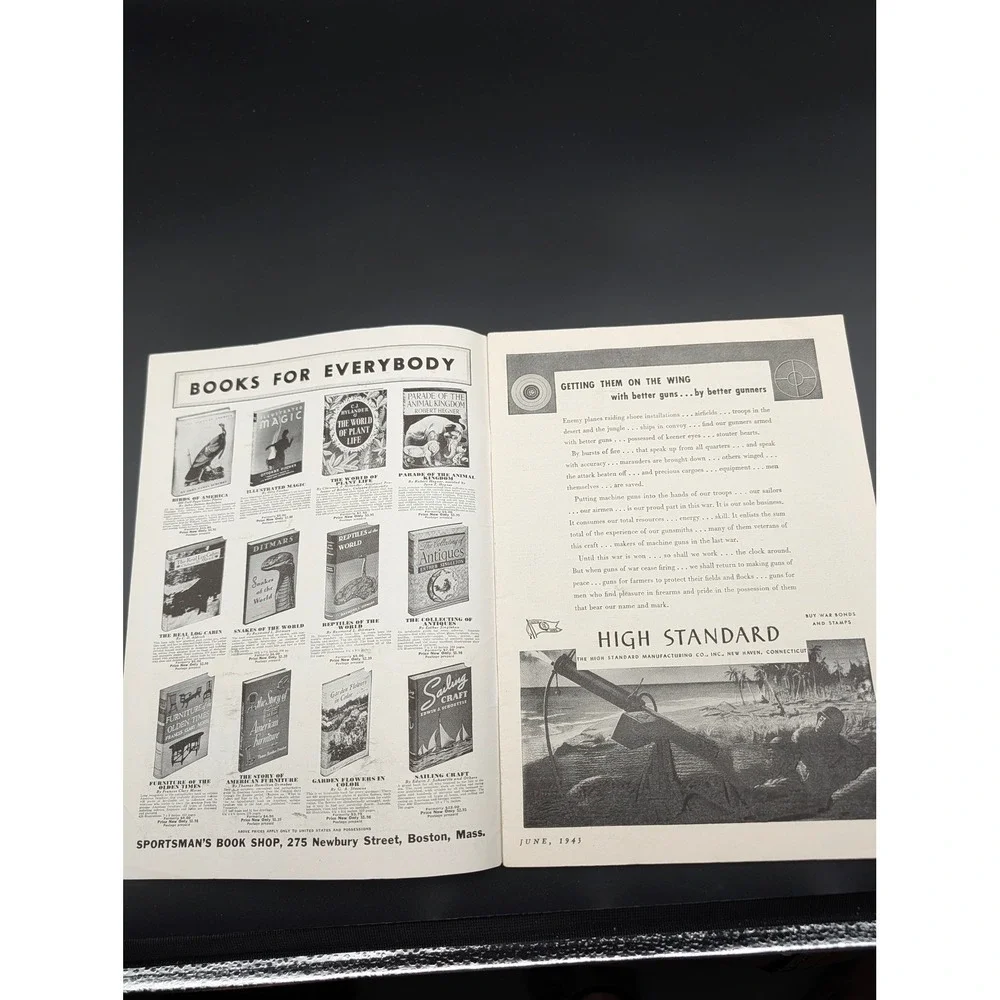 Vintage Hunting and Fishing Magazine June 1943
